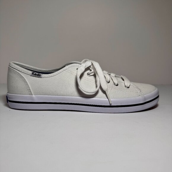 Keds Women's Size 7.5 Lace Up Sneakers, white with Dream Foam - Picture 7 of 15